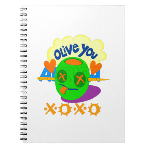 Cuaderno Me encanta XOXO África hermoso texto asombroso cit