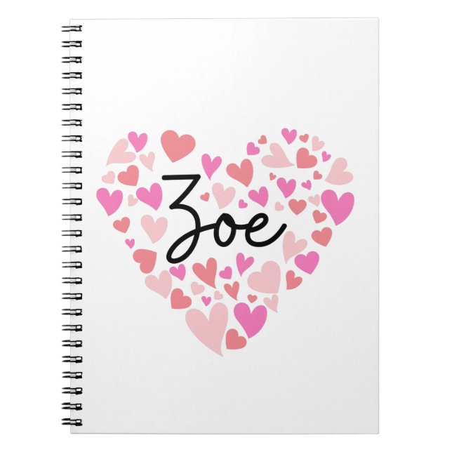 Cuaderno Me encanta Zoe (Frente)