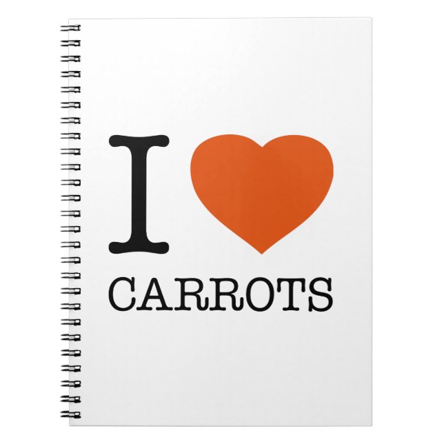 CUADERNO ME ENCANTAN LAS CARROTAS (Frente)