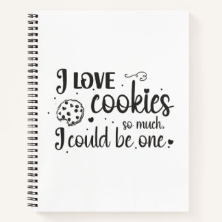 Cuaderno Me encantan las galletas, podría ser una.