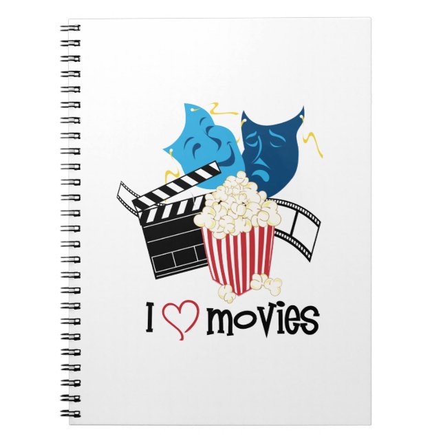 Cuaderno Me encantan las películas (Frente)