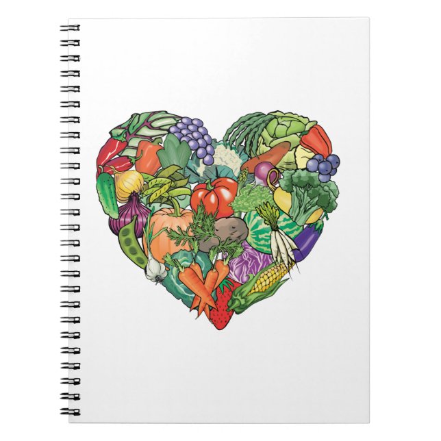 Cuaderno Me encantan las verduras (Frente)