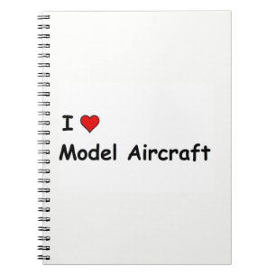 Cuaderno Me encantan los aviones a escala