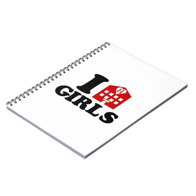 Cuaderno Me encantan los Chicas de los hoteles (Lado Izquierdo)