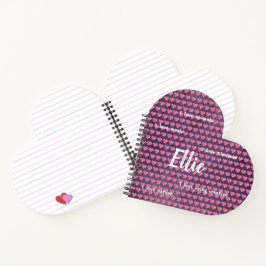 Cuaderno Me encantan los corazones