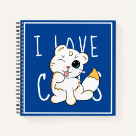 Cuaderno Me encantan los gatos - Cuto bloc de notas