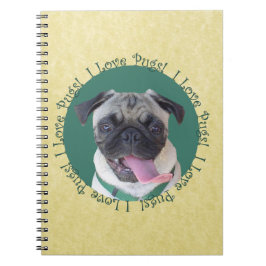 Cuaderno ¡Me Encantan Los Pugs!