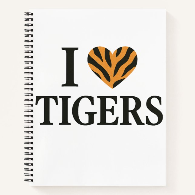 Cuaderno Me encantan los Tigres (Anverso)