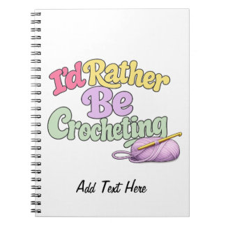 Cuaderno Me encantaría tejer personalizado