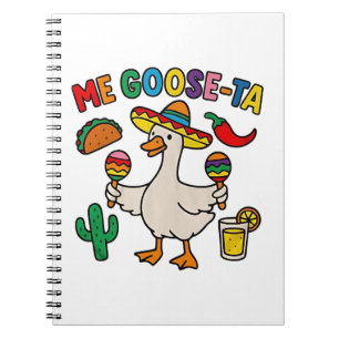 Cuaderno Me Goose-Ta Funny Caballo Español Mexicano