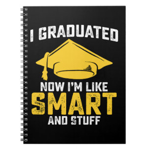 Cuaderno Me Gradué Ahora Soy Como Inteligente Y Cosas De Gr