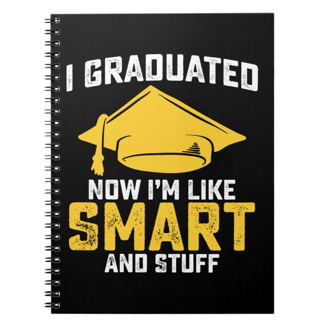 Cuaderno Me Gradué Ahora Soy Como Inteligente Y Cosas De Gr (Frente)
