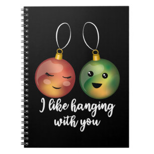 Cuaderno Me Gusta Colgar Con Ustedes Ornamentos De Navidad