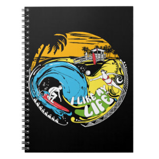 Cuaderno Me gusta el portátil MY life Surf