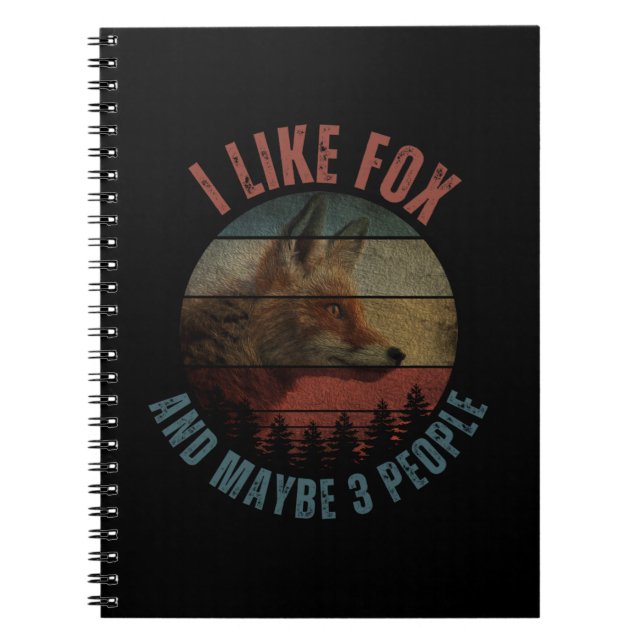 CUADERNO ME GUSTA FOX Y QUIZÁS 3 PERSONAS (Frente)