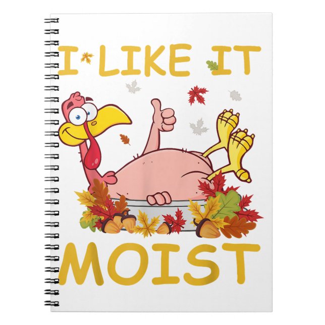 Cuaderno Me Gusta La Cena De Thanksgiv Que Es Más Graciosa  (Frente)