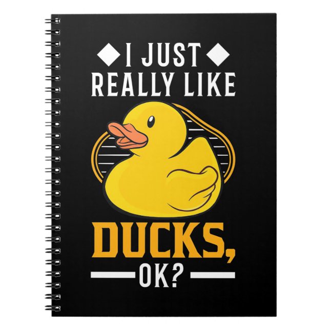 Cuaderno Me Gustan Los Patos. (Frente)