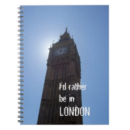 Cuaderno Me gustaría estar en Londres