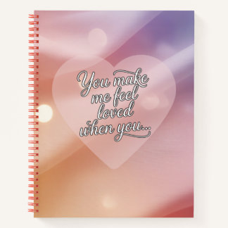 Cuaderno Me Haces Sentir Amado