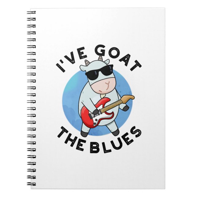 Cuaderno Me he ganado el divertido bollo animal del Blues (Frente)