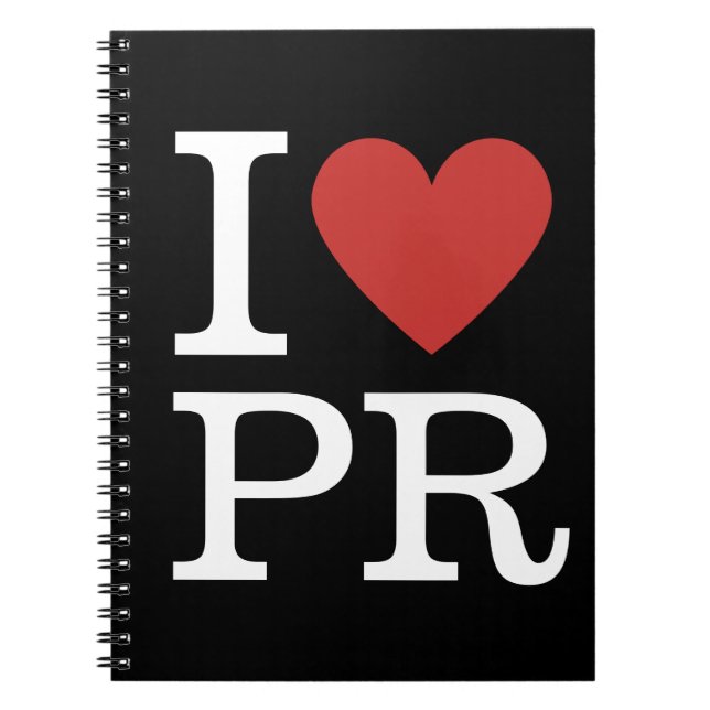 Cuaderno Me ❤️ las relaciones públicas - empresa de relacio (Frente)