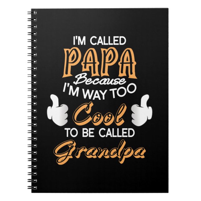 Cuaderno Me llaman papá porque estoy en Guay (Frente)