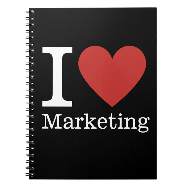 Cuaderno Me ❤️ Marketing - Departamento de Marketing (Frente)