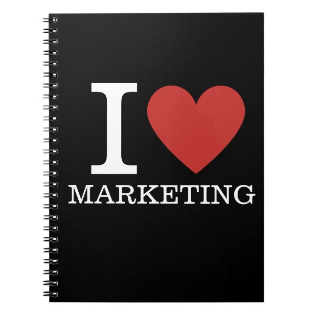 Cuaderno Me ❤️ Marketing - Departamento de Marketing - Port (Frente)