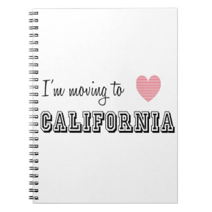 Cuaderno Me mudo a California