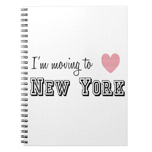 Cuaderno Me mudo a Nueva York (Frente)