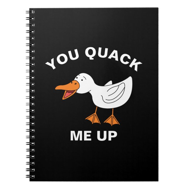Cuaderno Me Quejas De La Graciosa Granja De Pato Animal (Frente)