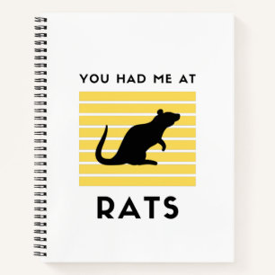 Cuaderno Me tenías a las ratas