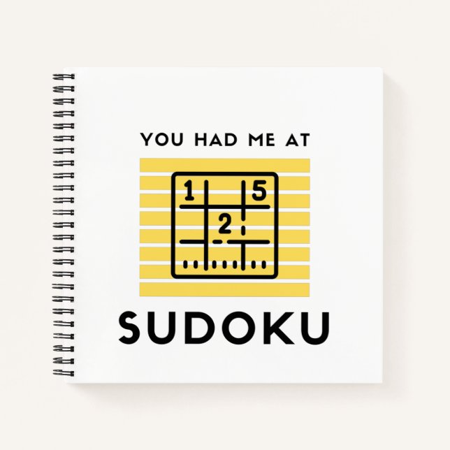 Cuaderno Me tenías en sudoku (Anverso)