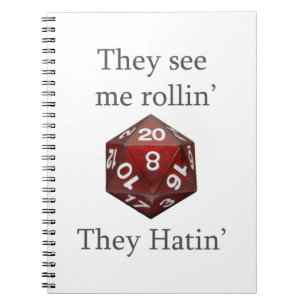 Cuaderno Me ven engranaje del rollin
