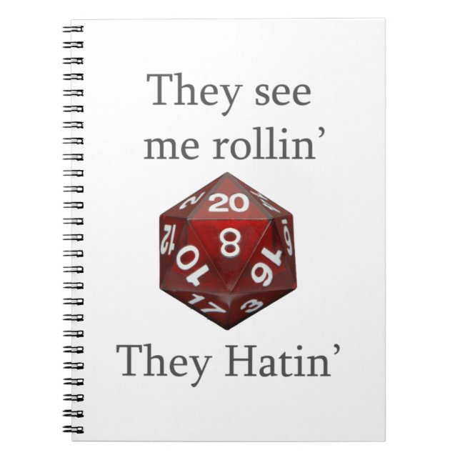 Cuaderno Me ven engranaje del rollin (Frente)