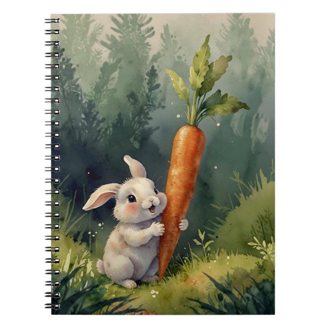 Cuaderno Meadow Bunny Dreams (Sueños de conejito pradera):  (Frente)