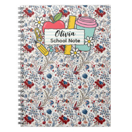 Cuaderno meadow floral Back to School Supplies Teachers 
