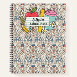 Cuaderno meadow floral Back to School Supplies Teachers 