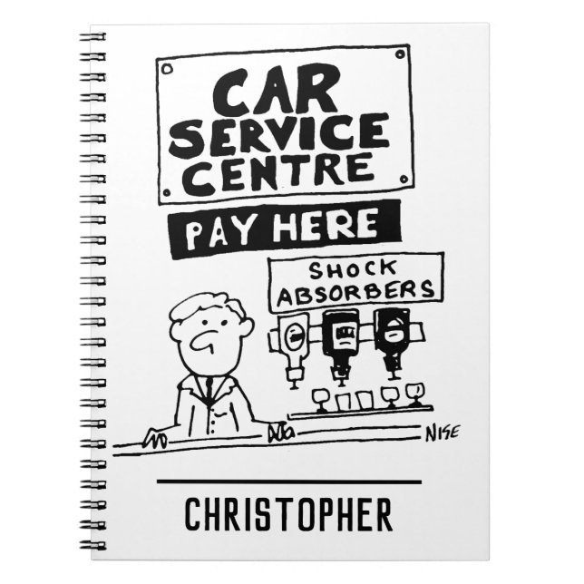 Cuaderno Mecánica del Centro de Servicio de Coches y Absord (Frente)