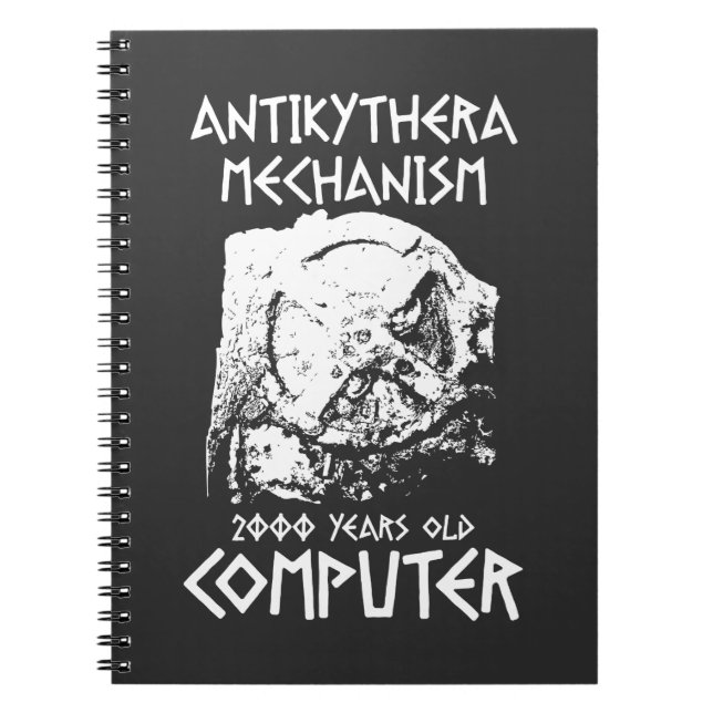 Cuaderno Mecanismo antikitera antigua computadora griega (Frente)