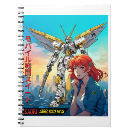 CUADERNO MECHA WARRIOR - ANGEL SUITE DE KAORI MK78
