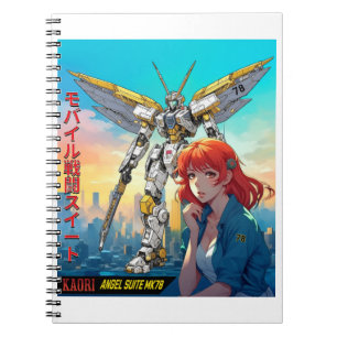 CUADERNO MECHA WARRIOR - ANGEL SUITE DE KAORI MK78