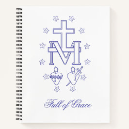 Cuaderno Medal of Our Lady of Graces Miraculous Medal