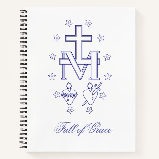 Cuaderno Medal of Our Lady of Graces Miraculous Medal (Anverso)