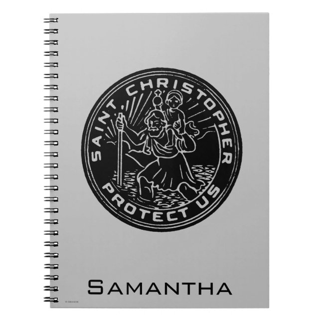 Cuaderno Medalla de Christopher de santo (Frente)