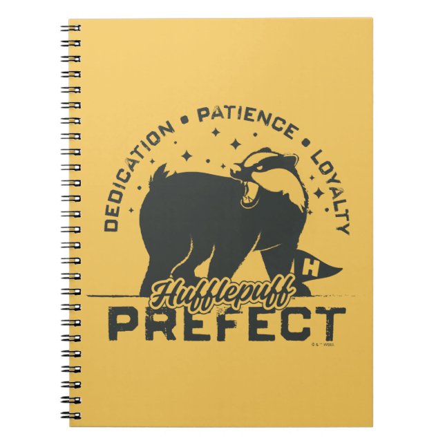 Cuaderno Medalla de Prefecto de HUFFLEPUFF™ (Frente)