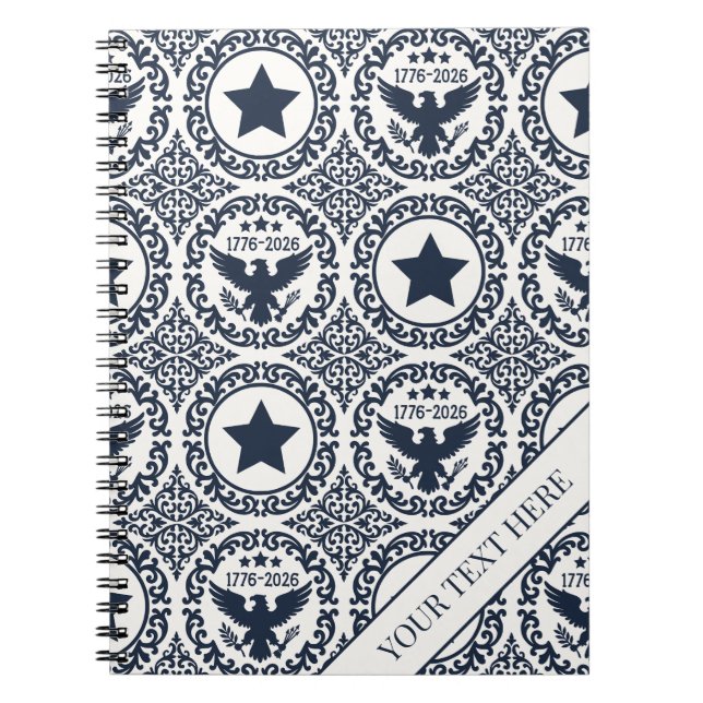 Cuaderno Medalla Eagle Americana Heritage (Navy Cream) (Frente)
