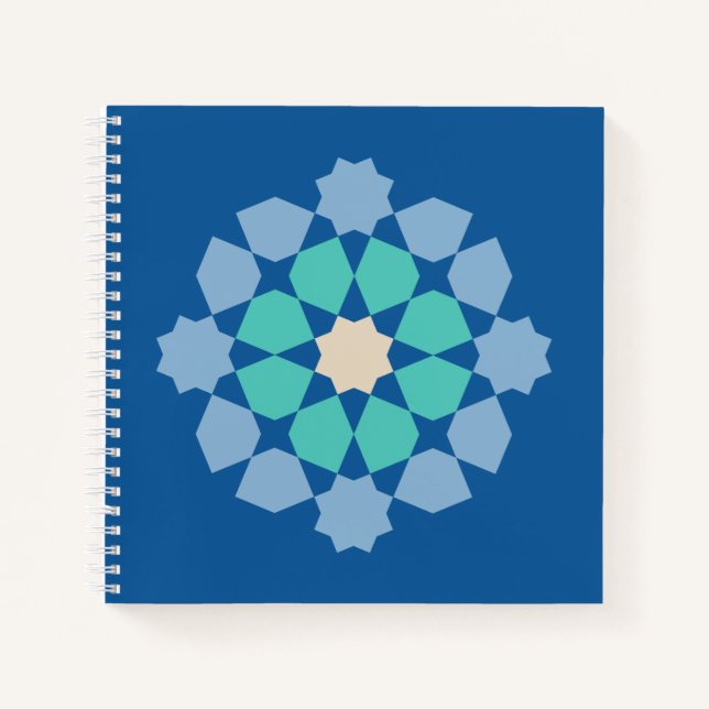 Cuaderno Medallón de Tranquilidad Turquesa (Anverso)
