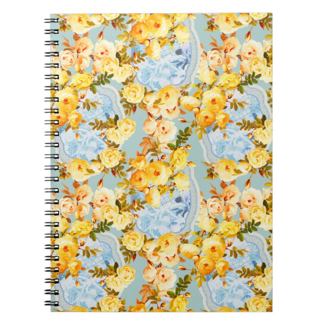 Cuaderno Medallones y Rosas (Frente)