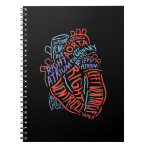 Cuaderno Médica de Anatomía Especializada en el Corazón 